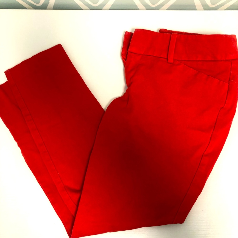 Dark Orange Stretch Dress Pants